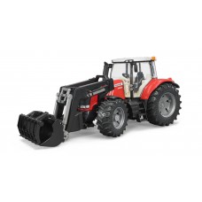 Trattore  Massey Ferguson 7600 con Benna - Bruder 003047 